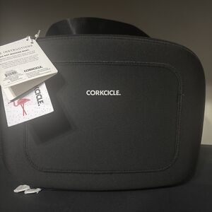 Corkcicle Crushproof Lunch Box Lunchpod Water Resistant Insulated Black Neoprene